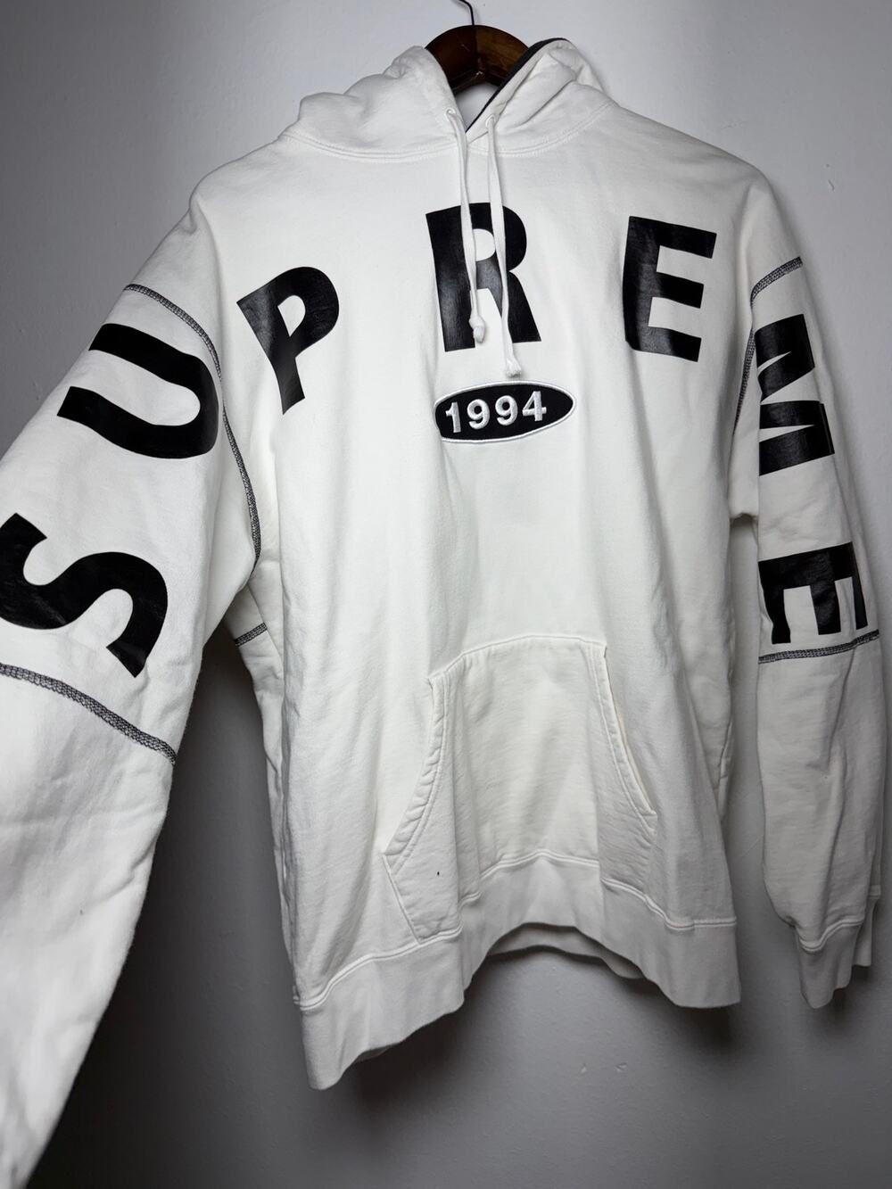 Supreme Spread Logo Hooded Sweatshirt